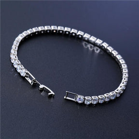 Pulseira Diamantada Mist Prata 925 Padova